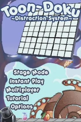 Toon-Doku - Sudoku with Pictures! (Europe) (En,Fr,De,Es,It) screen shot title